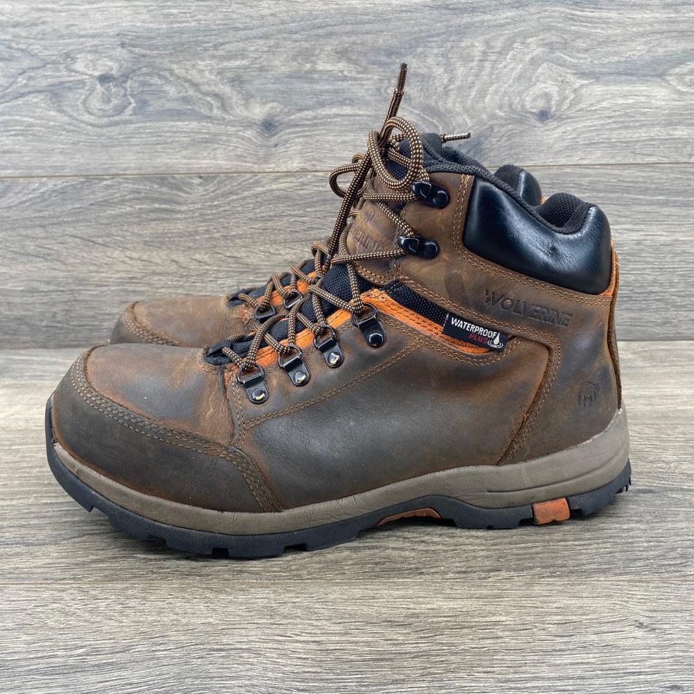 Wolverine I-90 EPX Work Boots Mens 11 EW Brown Waterproof Composite Safety Toe